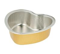 Bakery Container - 100 Ml 8,8X8,8X3 Cm Gold Aluminium - 100 Units