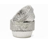 Bakery Direct 50 Round Silver Pukka Pie foils/Dishes