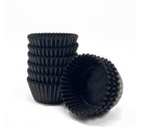 Bakery Direct 500 Glassine Black Petit Four Cases