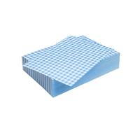Bakery Direct Gingham Duplex Sheets Choose Your Quantity and Colour (Blue, 100)