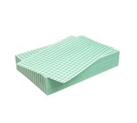 Bakery Direct Gingham Duplex Sheets Choose Your Quantity and Colour (Green, 100)