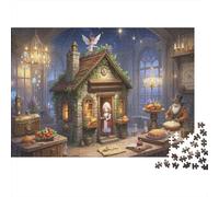Bakery Jigsaw Puzzles for Adults 1000 Pieces Educational Challenge Warm Yellow Lighting And Warm Atmosphere Bread Display And Bread Aroma Handmade Temperature And Happiness Challenge Toy Home Decorati