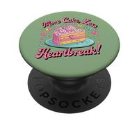 Bakery More Cake Less Heartbreak Baking Dessert Sweet PopSockets Adhesive PopGrip