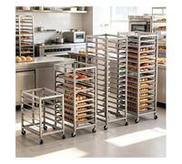 Bakery Rack,Aluminum Bakery Rack, Commercial Kitchen Bun Pan Sheet Pan Rack