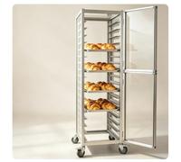 Bakery Rack,Aluminum Sheet Pan Rack with Wheels, Bread Baking Rack for Oven Cooling