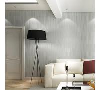 Baketron Grey Wallpaper Silver Glitter Textured 3D Effect Embossed Wallpapers Metallic Striped Effect Wall Paper Roll Modern Feature for Living Room Bedroom Adults Hallway Kitchen Front Room