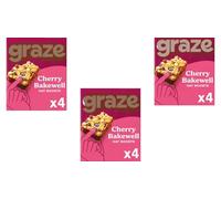 Bakewell Oat Boosts Flapjack Snack 3 x 120g,