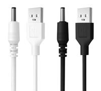 BakeWhiz 2 Pcs Charger for Fairywill Toothbrush USB Cable Charger Cord DC 3.5 x 1.35mm Jack Replacement Charging Cable for DC 5V Electric Toothbrush Compatible With Fairywill/Bitvae/Seago/7AM2M, 1M