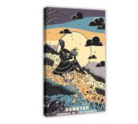 BAKHFTR Demeter, Goddess of The Harvest Canvas Poster Bedroom Decor Landscape Office Room Decor Gift 12x18inch(30x45cm)