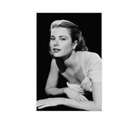 BAKHFTR Grace Kelly Vintage Photograph Canvas Poster Bedroom Decor Landscape Office Room Decor Gift 24x36inch(60x90cm)