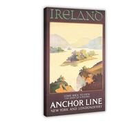 BAKHFTR Ireland Painting Irish Decor Canvas Poster Wall Art Decor Print Picture Paintings for Living Room Bedroom Decoration 20x30inch(50x75cm)