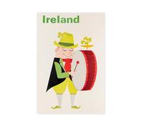 BAKHFTR Ireland Travel Poster Irish Art Print Canvas Poster Bedroom Decor Landscape Office Room Decor Gift 20x30inch(50x75cm)