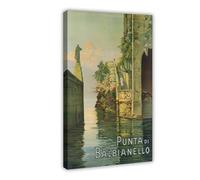 BAKHFTR Villa Del Balbainello Lake Como Poster Canvas Poster Bedroom Decor Landscape Office Room Decor Gift 24x36inch(60x90cm)