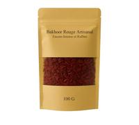 Bakhoor Rouge Moroccan 100g - Authentic Oriental Incense - Oud, Musk, Rose, Vanilla & Benzoin - Warm Atmosphere - Natural Home Fragrance