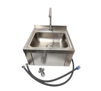Baki Commercial Knee Operated Hand Wash Sink Stainless Steel Basin