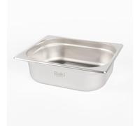 Baki Stainless Steel Gastronorm Container 1/2 Food Pan 65, 100, 150 mm Deep with & Without Lid (100mm Deep)