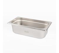 Baki Stainless Steel Gastronorm Container 1/3 Food Pan 65, 100, 150 mm Deep with & Without Lid (100mm Deep)
