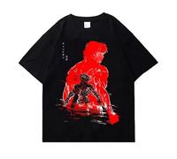 Baki T-Shirt Baki Hanma Pattern T-Shirt Yuujirou Hanma Harajuku Loose Cotton Short Sleeve Summer Top