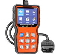 bakibo OBD2 Scanner Car Diagnostic Tool, 10 EOBD Modes Engine Fault Code Reader with Battery Tester, Universal OBD II Auto Diagnostic Scanner for VW, Audi & All OBD2 Vehicles from 2003 Onwards, Black