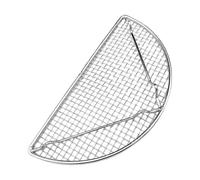 Baking - 28cm Steel Wire Rack, Heat Resistant Non-Stick Grill | Half Circle Sheet for Cake Decorating, Grill, Chef