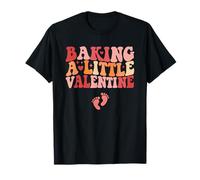 Baking A Little Valentine Pregnancy T-Shirt