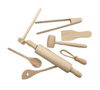 Baking and Cooking Set for Children - Wooden Kit Complete Pastry Tools, Real Kitchen Supplies | From 6 Years, Great Learning Gift for Beginners, Children, Curious, Famil
