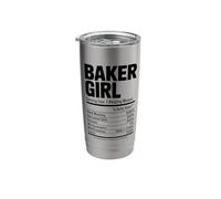 Baking and Pastry Nutrition Fact Design for Baker Stainless Steel Insulated Tumbler
