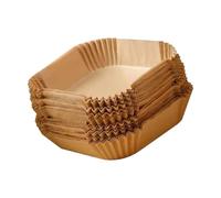 Baking Basket Paper Liners, 10pcs | Square Air Inserts, Nonstick Food Release, Grease Control for Daily Cooking Needs