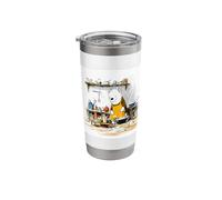 Baking Bear Kitchen Chef Apron Sketch Stainless Steel Insulated Tumbler