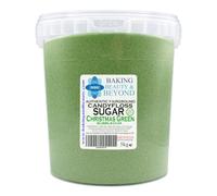 Baking Beauty and Beyond Premium Candy Floss Sugar 5kg - Christmas Green Bubblegum Flavour