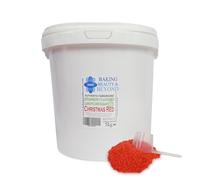 Baking Beauty and Beyond Premium Candy Floss Sugar 5kg - Christmas Red Strawberry Flavour