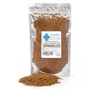 Baking Beauty and Beyond Professional Edible food sprinkles - Light Chocolate Cake Sprinkles for Cupcakes, Cookies, Brownies, Ice Cream, and Desserts, Resealable Bags 200g