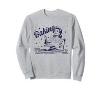 Baking Because Murder Is Wrong Mom Women Sweatshirt