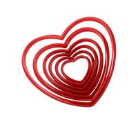 Baking Cast 6-Piece Set, ABS Material, Star Heart, Love | Pack of 6 Creative Sugar Art Tools for Cake Decorating and Cookie Making Does not stick to your face and is easy to store