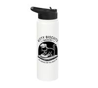 Baking Cat Kitty Biscuits We Knead Em You Need Em Baker Stainless Steel Insulated Water Bottle