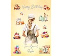 Baking Cooking Birthday Card for Sister