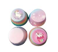 Baking Cup 100pcs Cupcake Paper Cups Baking Molds Rainbow Liner Muffin Cases Cake Wedding Party Decorating(Color7)
