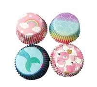 Baking Cup 100pcs Cupcake Paper Cups Baking Molds Rainbow Liner Muffin Cases Cake Wedding Party Decorating(Color9)
