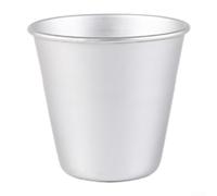 Baking Cup Tool for Pastry Pudding and Custard Preparation Constructed from Aluminum Alloy with Heat Efficient Rolled Edge