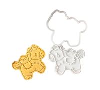 Baking Cutter, Horse Easy Release Baking Accessory | Year of the Horse 2026 Biscuit Mould | For Pastry Dessert Party New Year Spring Festival Family