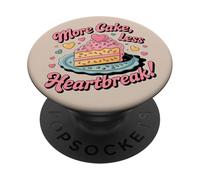 Baking Dessert Sweet Bakery More Cake Less Heartbreak PopSockets Adhesive PopGrip