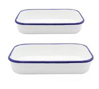 Baking Dish Bakeware Steel Form "Husum" 2-Piece Set 1 X 26 Cm & 1 X 32 Cm