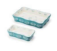 Baking Dish Casserole Dish Ceramic Lasagna Pan 2-Pcs Bakeware Sets Baking Dishes Baking Set Baking Dish Set