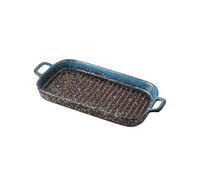 Baking Dishes Large Rectangular Baking Dish 30.6cm Ceramic Pan for Cooking Kitchen and Daily Use Safe for Oven Microwave(Blue)