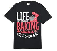 Baking Enthusiast Cake Baking Show Fan All About Baking Show Comfort Colors Adult Heavyweight T-Shirt
