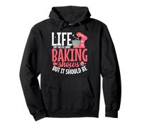 Baking Enthusiast Cake Baking Show Fan All About Baking Show Pullover Hoodie