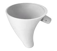 Baking Funnel Attachment for KitchenAid Artisan Mixers, 30° Inclined Design for Controlled Pouring, Ergonomic Handle, Fits 222mm Bowls, Multi-purpose Tool for Wet and Dry Ingredients(white)