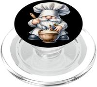 Baking Gnome For Bakers With Mixing Bowl Set For Pastry Chef PopSockets PopGrip for MagSafe