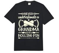 Baking Grandma Baker Confectioner Baking Rolling Pin Comfort Colors Adult Heavyweight T-Shirt