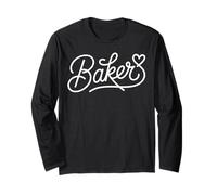 Baking Heart - Funny Pastry Baker Baking Long Sleeve T-Shirt